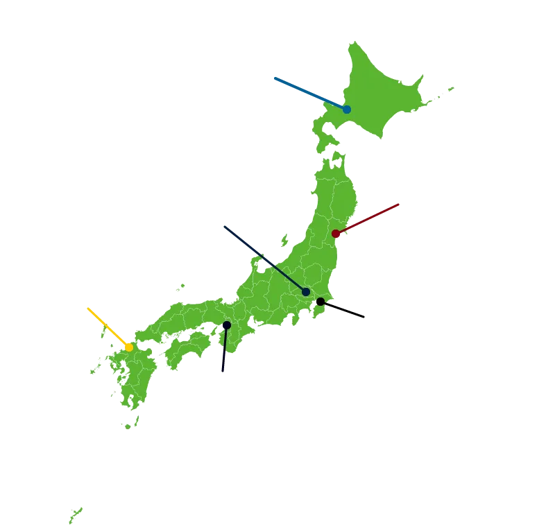 Pacific League map